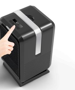 1000W Cool Warm Dual-Purpose Electric Heater, Portable Home Office Smart Air Heater, Silent Shaking Head, Remote Control, EU Plug - Black -Room 1000W Cool Warm Dual Purpose Electric Heater Black 517912 5