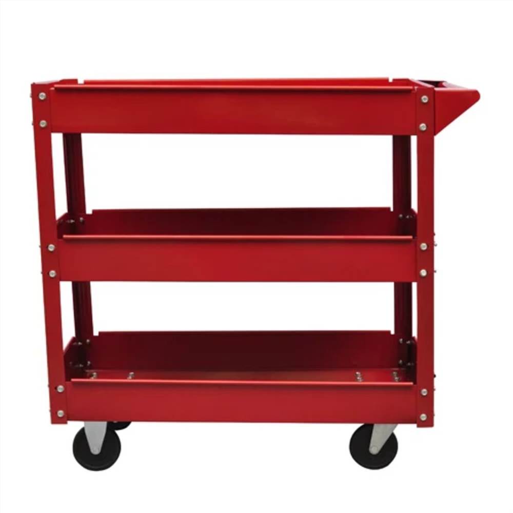2 x Workshop Tool Trolley 100 kg 3 Shelves 2 X Workshop Tool Trolley 100 Kg 3 Shelves -Room 2 x Workshop Tool Trolley 100 kg 3 Shelves 446145 1