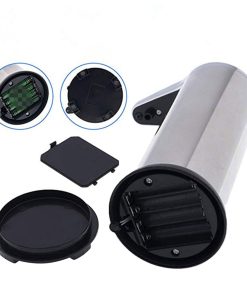 250ML Stainless Automatic Infrared Sensor Hand Sanitizer Soap Dispenser - Silver -Room 250ml stainless auto hand sanitizer soap dispenser silver 1574132662663