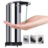 250ML Stainless Automatic Infrared Sensor Hand Sanitizer Soap Dispenser - Silver 2 250ML Stainless Automatic Infrared Sensor Hand Sanitizer Soap Dispenser - Silver -Room 250ml stainless auto hand sanitizer soap dispenser silver 1584149156232