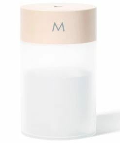 260ML Air Humidifier Ultrasonic Mini Aromatherapy Diffuser Portable Sprayer USB Essential Oil Atomizer LED Lamp - Pink