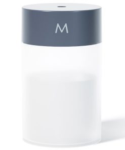 260ML Air Humidifier Ultrasonic Mini Aromatherapy Diffuser Portable Sprayer USB Essential Oil Atomizer LED Lamp - Gray