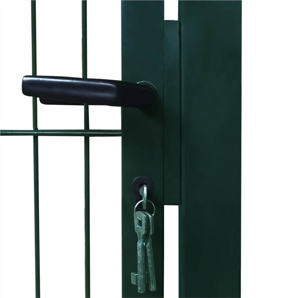 2D Fence Gate (Single) Green 106 x 210 cm 2D Fence Gate (Single) Green 106 X 210 Cm -Room 2D Fence Gate Single Green 106 x 210 cm 453366 5