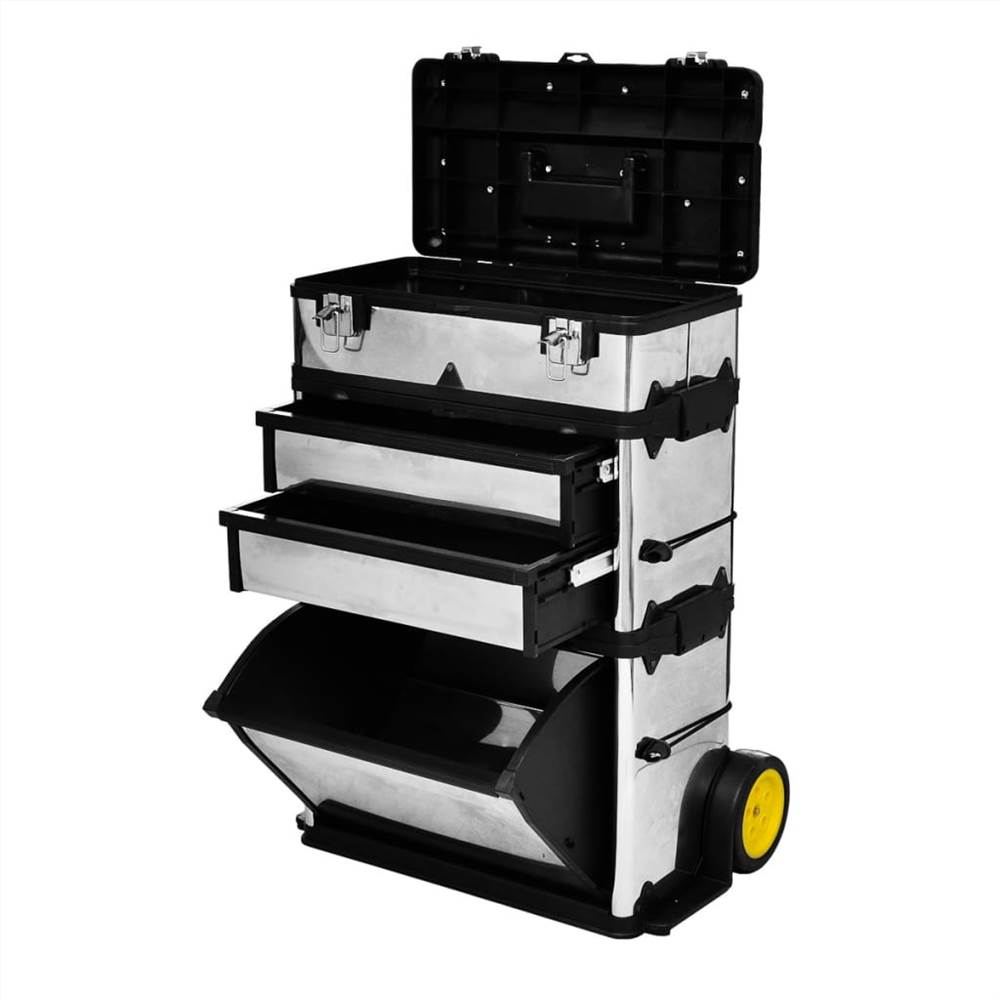 3-Part Rolling Tool Box with 2 Wheels 3-Part Rolling Tool Box With 2 Wheels -Room 3 Part Rolling Tool Box with 2 Wheels 488844 0