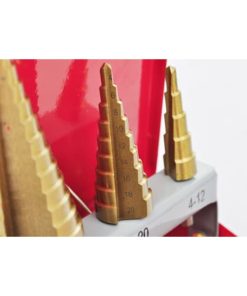 3-Piece HSS Step Drill Set 4 3-Piece HSS Step Drill Set -Room 3 Piece HSS Step Drill Set 433180 2