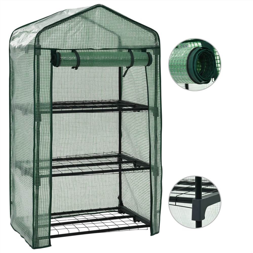 3-Tier Mini Greenhouse 69x49x125 cm 3-Tier Mini Greenhouse 69x49x125 Cm -Room 3 Tier Mini Greenhouse 69x49x125 cm 441061 0