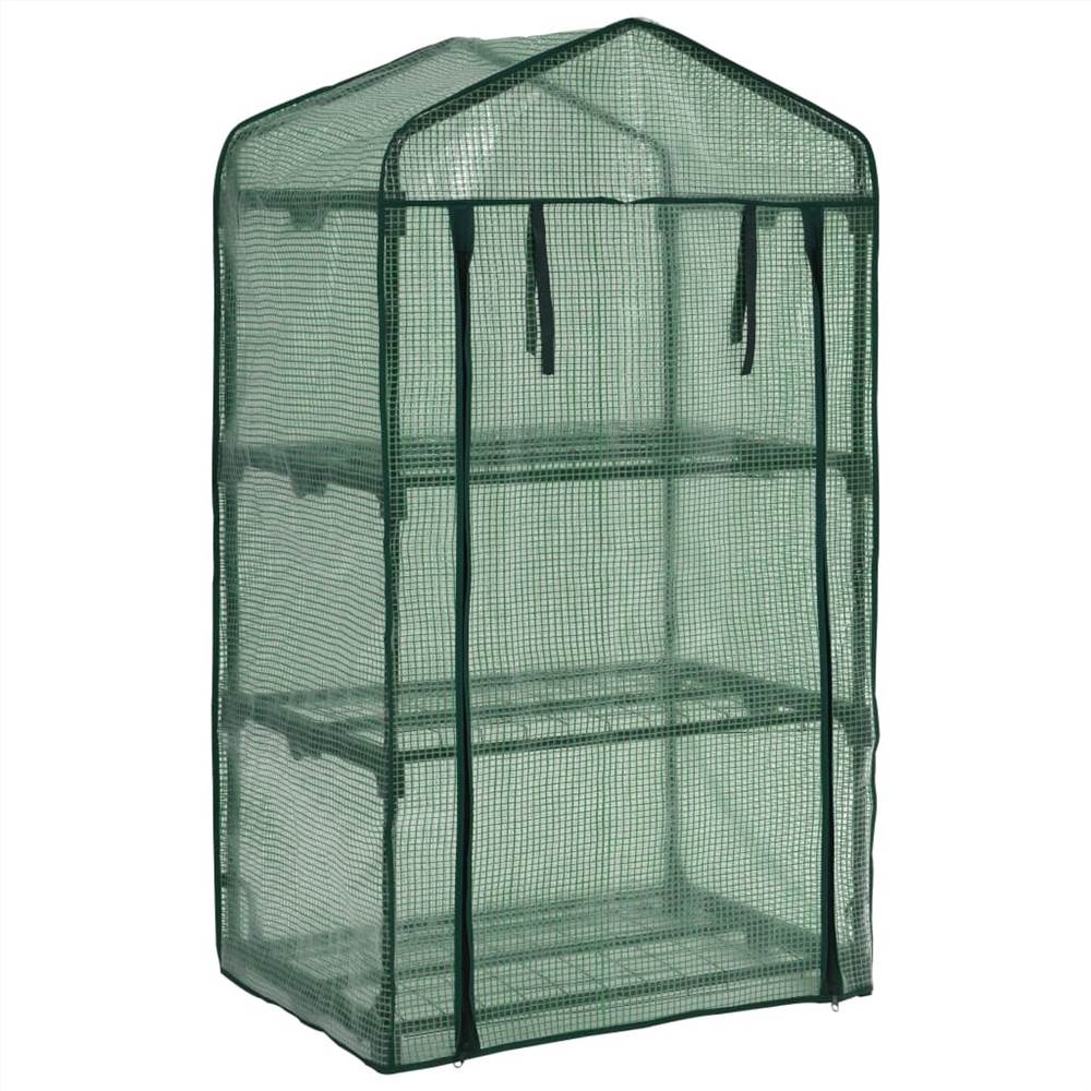 3-Tier Mini Greenhouse 69x49x125 cm 3-Tier Mini Greenhouse 69x49x125 Cm -Room 3 Tier Mini Greenhouse 69x49x125 cm 441061 3