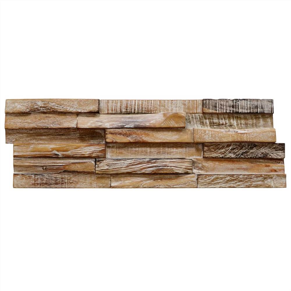 3D Wall Cladding Panels 10 pcs 1.01 m² Solid Teak Wood 3D Wall Cladding Panels 10 Pcs 1.01 M² Solid Teak Wood -Room 3D Wall Cladding Panels 10 pcs 1 01 m Solid Teak Wood 473806 3