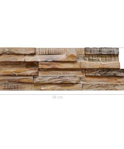 3D Wall Cladding Panels 10 Pcs 1.01 M² Solid Teak Wood 6 3D Wall Cladding Panels 10 Pcs 1.01 M² Solid Teak Wood -Room 3D Wall Cladding Panels 10 pcs 1 01 m Solid Teak Wood 473806 4