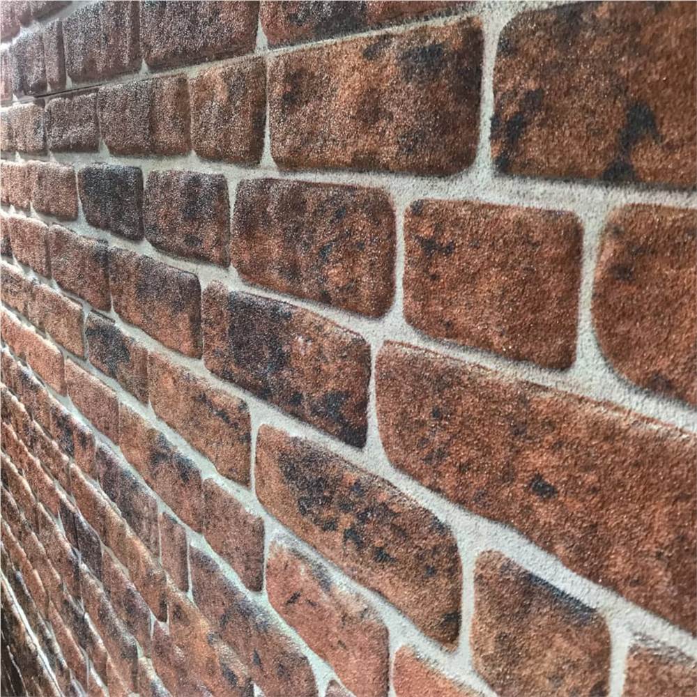 3D Wall Panels with Dark Brown Brick Design 10 pcs EPS 3D Wall Panels With Dark Brown Brick Design 10 Pcs EPS -Room 3D Wall Panels with Dark Brown Brick Design 10 pcs EPS 499998 5