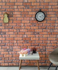 3D Wall Panels With Terracotta Brick Design 10 Pcs EPS