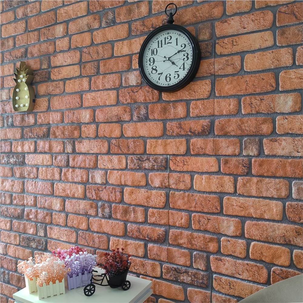 3D Wall Panels with Terracotta Brick Design 10 pcs EPS 3D Wall Panels With Terracotta Brick Design 10 Pcs EPS -Room 3D Wall Panels with Terracotta Brick Design 10 pcs EPS 461956 3