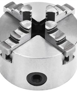 4 Jaw Self-Centering Lathe Chuck 100 Mm Steel -Room 4 Jaw Self Centering Lathe Chuck 100 mm Steel 453716 2
