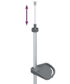 4-Tier Telescopic Shower Corner Shelf Silver Aluminium -Room 4 Tier Telescopic Shower Corner Shelf Silver Aluminium 515673 4