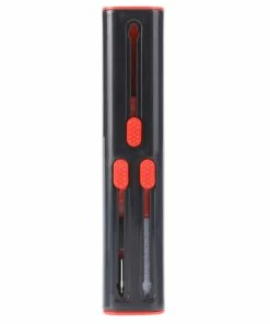 4 In 1 Bluetooth Earphone Cleaning Pen Kit, Telescopic Pen Computer Keyboard Cleaning Brush Dust Remover - Black