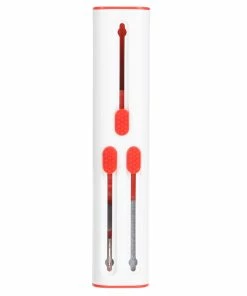 4 In 1 Bluetooth Earphone Cleaning Pen Kit, Telescopic Pen Computer Keyboard Cleaning Brush Dust Remover - Red