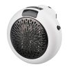 400W Electric Fan Heater, Mini Portable Round Air Heater, Ceramic Heating Element Desktop Winter Warmer, LED Display - White -Room 400W Electric Fan Heater White 517434 0