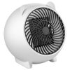 500W Mini PTC Electric Fan Heater Winter Indoor Air Warmer - White 1 500W Mini PTC Electric Fan Heater Winter Indoor Air Warmer - White -Room 500w electric fan heater white 1571992012240