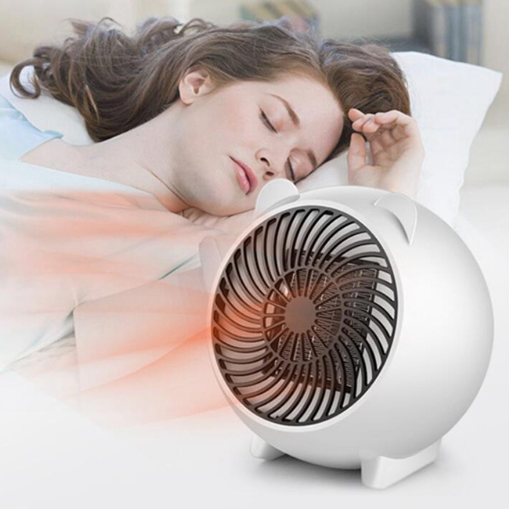 500W Mini PTC Electric Fan Heater Winter Indoor Air Warmer - White 500W Mini PTC Electric Fan Heater Winter Indoor Air Warmer - White -Room 500w electric fan heater white 1571992013423