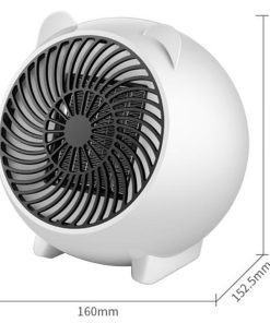 500W Mini PTC Electric Fan Heater Winter Indoor Air Warmer - White 7 500W Mini PTC Electric Fan Heater Winter Indoor Air Warmer - White -Room 500w electric fan heater white 1571992014068