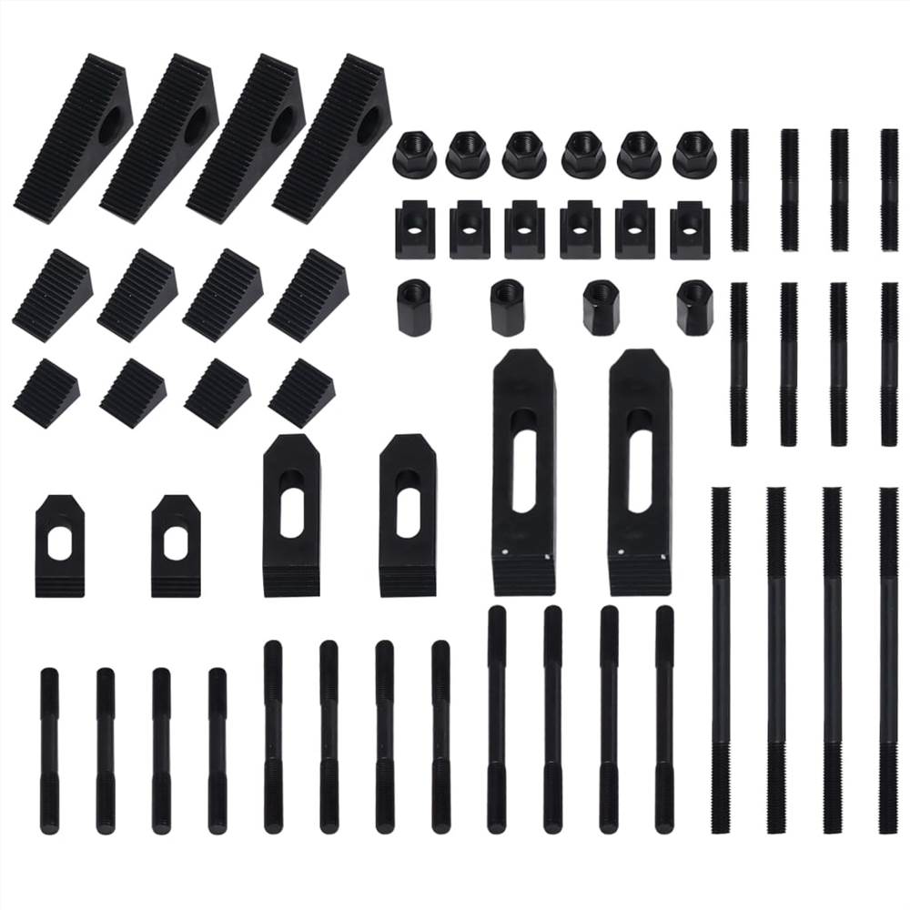 58 Pieces Clamping Set Steel T Slot M12 58 Pieces Clamping Set Steel T Slot M12 -Room 58 Pieces Clamping Set Steel T Slot M12 450184 4