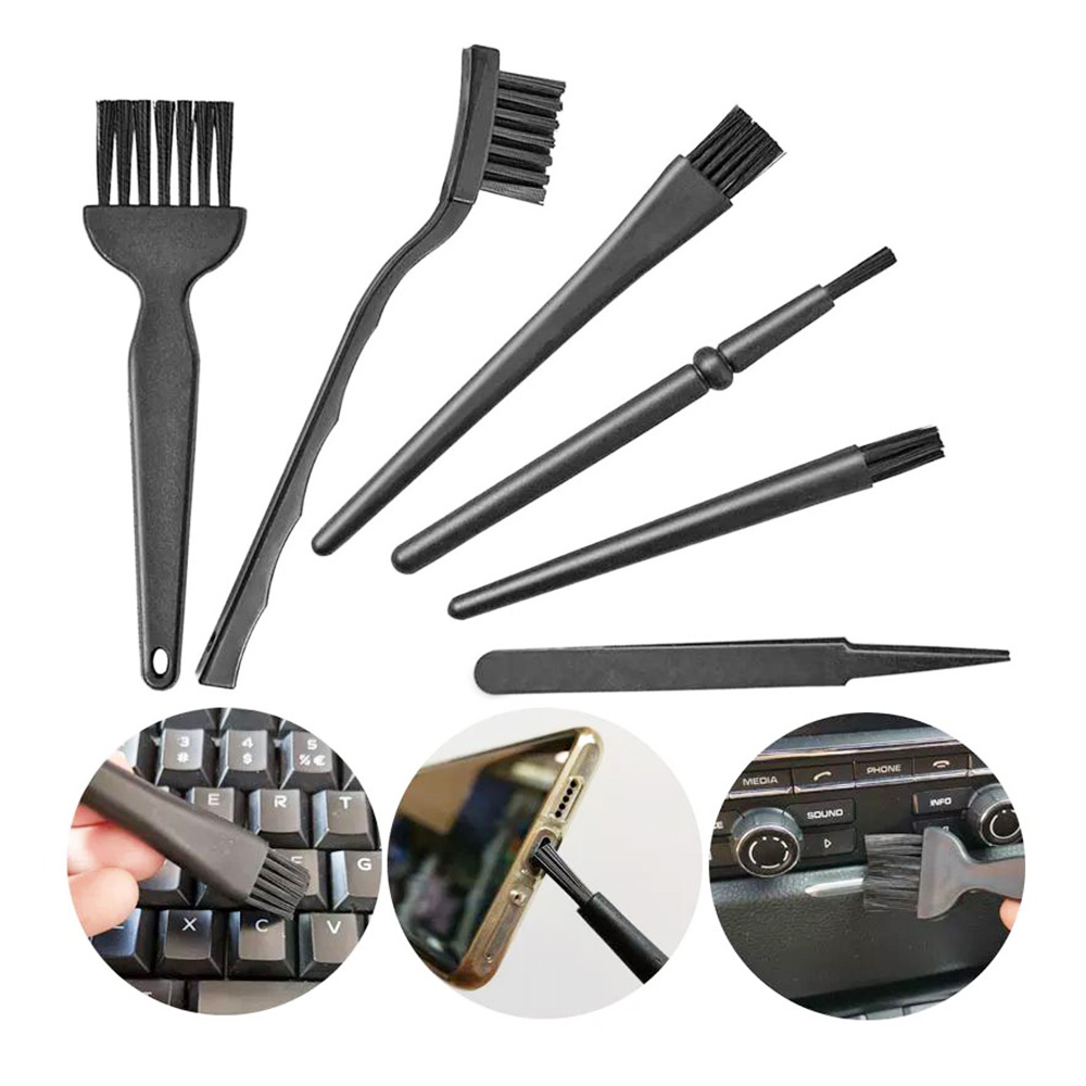 6 in 1 Plastic Small Portable Handle Nylon Anti Static Brushes, Cleaning Keyboard Brush Kit Tweezer Cleaning Set 6 In 1 Plastic Small Portable Handle Nylon Anti Static Brushes, Cleaning Keyboard Brush Kit Tweezer Cleaning Set -Room 6 In 1 Plastic Small Portable Handle Nylon Anti Static Brushes 508973 1