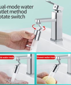720 Degree Universal Rotating Faucet Extender, Anti-splash Filter Faucet Sprayer Head, Dual-Mode Water Outlet -Room 720 Degree Universal Rotating Faucet Sprayer Head 517914 3