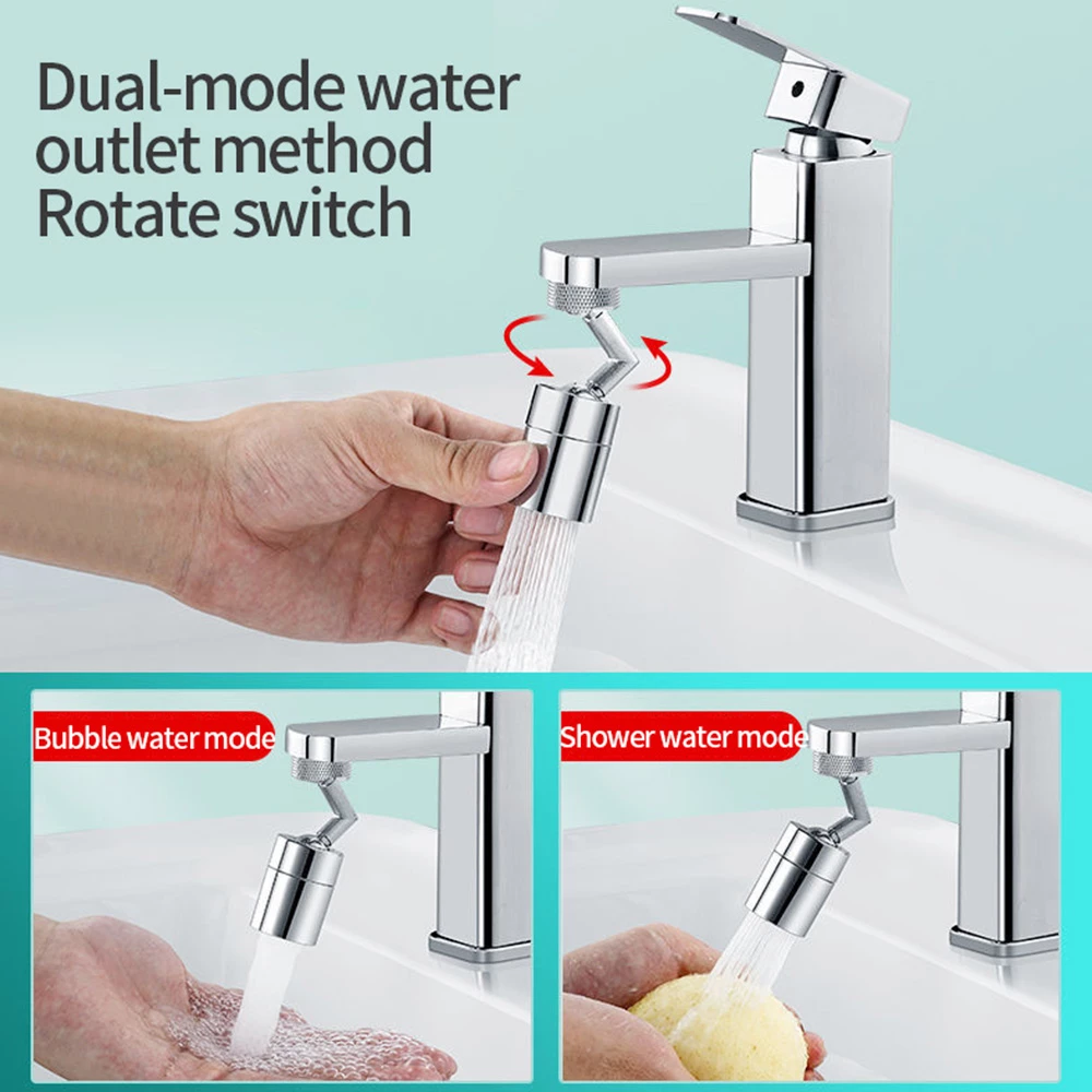 720 Degree Universal Rotating Faucet Extender, Anti-splash Filter Faucet Sprayer Head, Dual-Mode Water Outlet - Image 4
