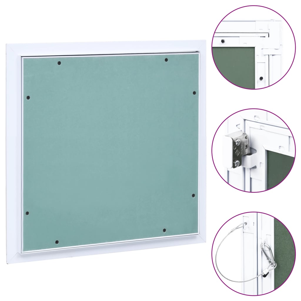 Access Panel with Aluminium Frame and Plasterboard 200x200 mm Access Panel With Aluminium Frame And Plasterboard 200x200 Mm -Room Access Panel with Aluminium Frame and Plasterboard 200x200 mm 428247 0