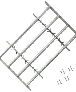 Adjustable Security Grille For Windows With 4 Crossbars 1000-1500 Mm
