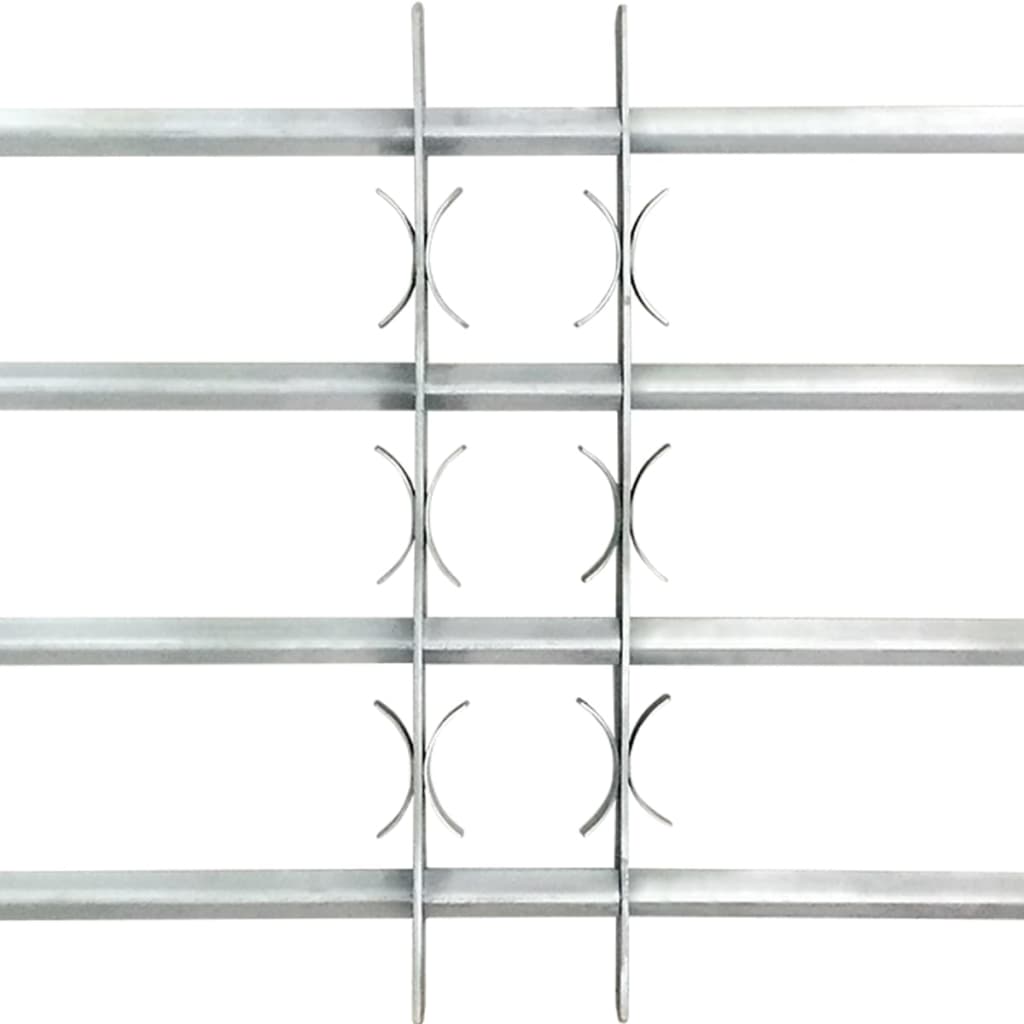 Adjustable Security Grille for Windows with 4 Crossbars 1000-1500 mm Adjustable Security Grille For Windows With 4 Crossbars 1000-1500 Mm -Room Adjustable Security Grille for Windows with 4 Crossbars 1000 1500 mm 431992 2