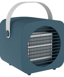 Air Cooler Small Air Conditioner Fan Spray Humidification Refrigeration Aromatherapy Cooling Fan - Blue