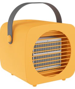 Air Cooler Small Air Conditioner Fan Spray Humidification Refrigeration Aromatherapy Cooling Fan - Orange