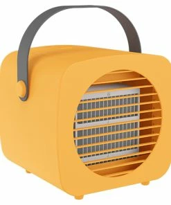 Air Cooler Small Air Conditioner Fan Spray Humidification Refrigeration Aromatherapy Cooling Fan - Orange
