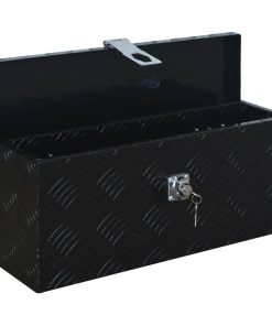 Aluminium Box 485x140x200 Mm Black -Room Aluminium Box 485x140x200 mm Black 454433 4
