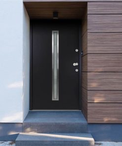 Aluminium Front Door Anthracite 110x207.5 Cm