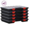 Assortment Boxes 10 Pcs 40x30x5 Cm Polypropylene -Room Assortment Boxes 10 pcs 40x30x5 cm Polypropylene 513010 0