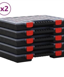 Assortment Boxes 10 Pcs 40x30x5 Cm Polypropylene