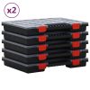 Assortment Boxes 10 Pcs 40x30x5 Cm Polypropylene -Room Assortment Boxes 10 pcs 40x30x5 cm Polypropylene 513011 0
