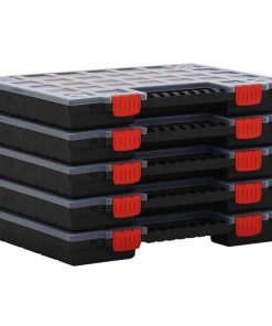 Assortment Boxes 5 Pcs 40x30x5 Cm Polypropylene