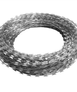 BTO-22 Clipped Concertina NATO Razor Wire Galvanised Steel 60 M -Room BTO 22 Clipped Concertina NATO Razor Wire Galvanised Steel 60 m 451309 2