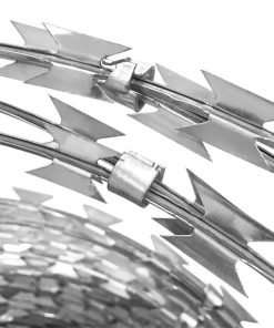 BTO-22 Clipped Concertina NATO Razor Wire Galvanised Steel 60 M -Room BTO 22 Clipped Concertina NATO Razor Wire Galvanised Steel 60 m 451309 3