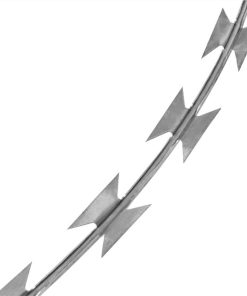 BTO-22 Clipped Concertina NATO Razor Wire Galvanised Steel 60 M -Room BTO 22 Clipped Concertina NATO Razor Wire Galvanised Steel 60 m 451309 4