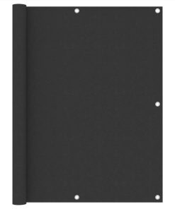 Balcony Screen Anthracite 120x500 Cm Oxford Fabric