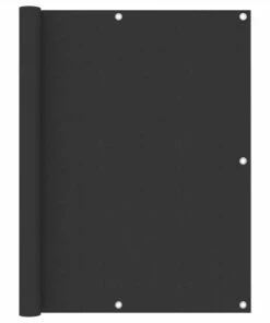 Balcony Screen Anthracite 120x600 Cm Oxford Fabric