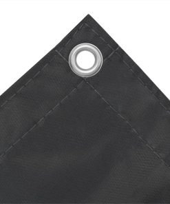 Balcony Screen Anthracite 90x500 Cm Oxford Fabric 4 Balcony Screen Anthracite 90x500 Cm Oxford Fabric -Room Balcony Screen Anthracite 90x500 cm Oxford Fabric 457000 2