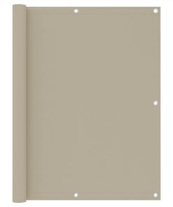 Balcony Screen Beige 120x300 Cm Oxford Fabric