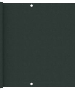Balcony Screen Dark Green 90x300 Cm Oxford Fabric