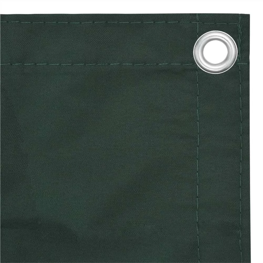 Balcony Screen Dark Green 90x300 Cm Oxford Fabric - Image 3