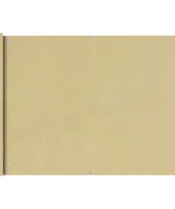 Balcony Screen Oxford Fabric 75x400 Cm Beige